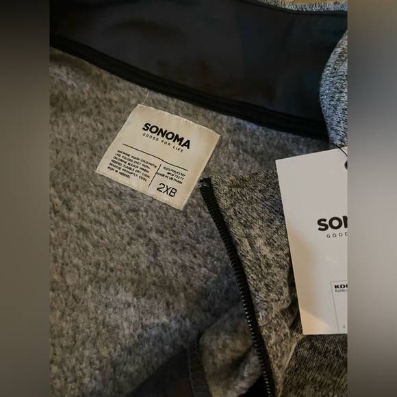 NWT Men’s Super Soft Sweater Fleece 2XX Grey! - Picture 4 of 6